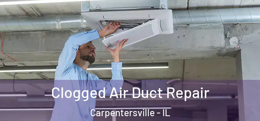  Clogged Air Duct Repair Carpentersville - IL